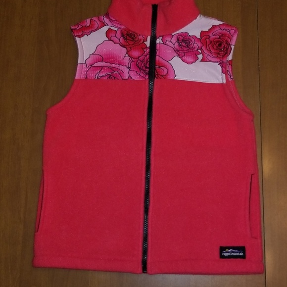 Ragged Mountain Girl's Fleece Vest - Picture 1 of 7